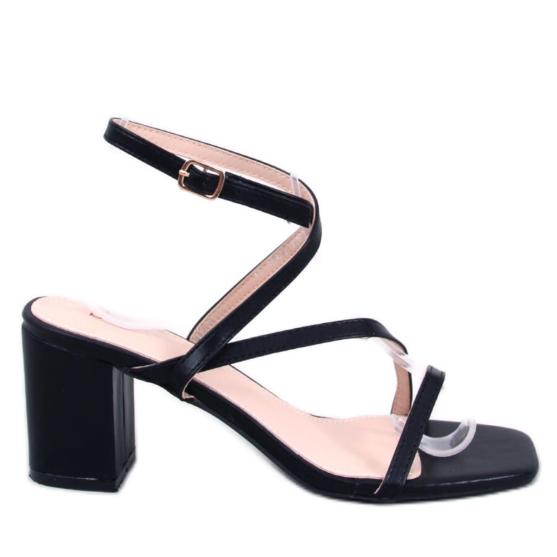 Sandálias de salto preto