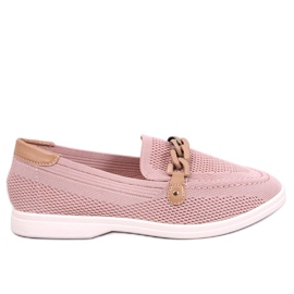 Seastar Mocas abertos com corrente rosa