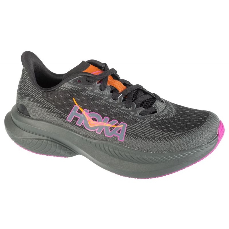 Tênis de corrida Hoka Mach 6 1147810-BKFS cinza