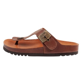 Chinelos Scholl Jake F306981011 marrom