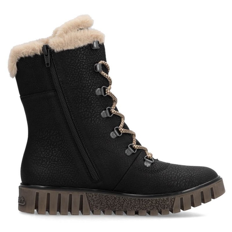 Rieker RKR745 BOTAS DE MEMBRANA NEGRA preto