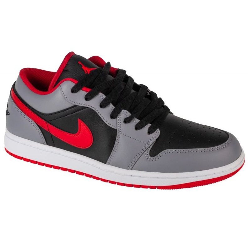 Nike Air Jordan 1 Low 553558-060 cinza-preto