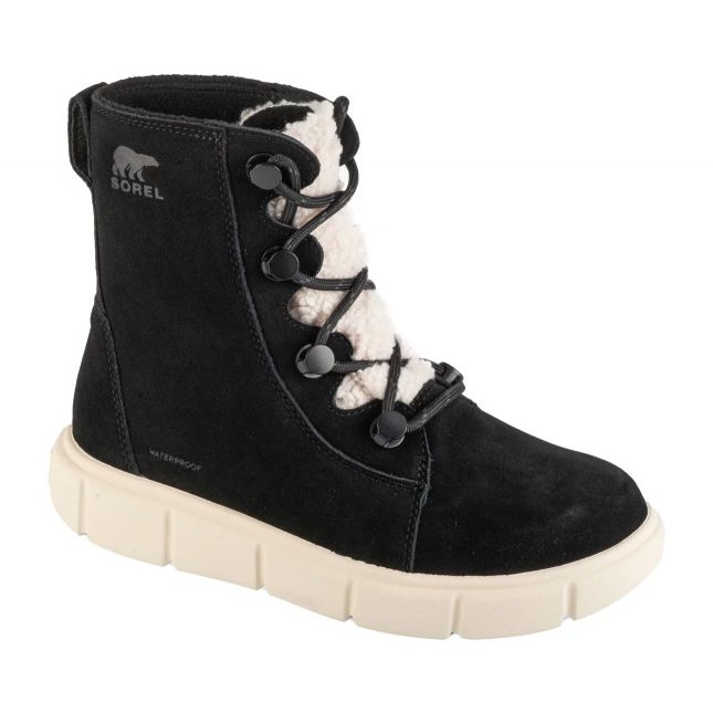 Sorel Explorer III Joan Cozy WP 2077981010 Sapatos pretos