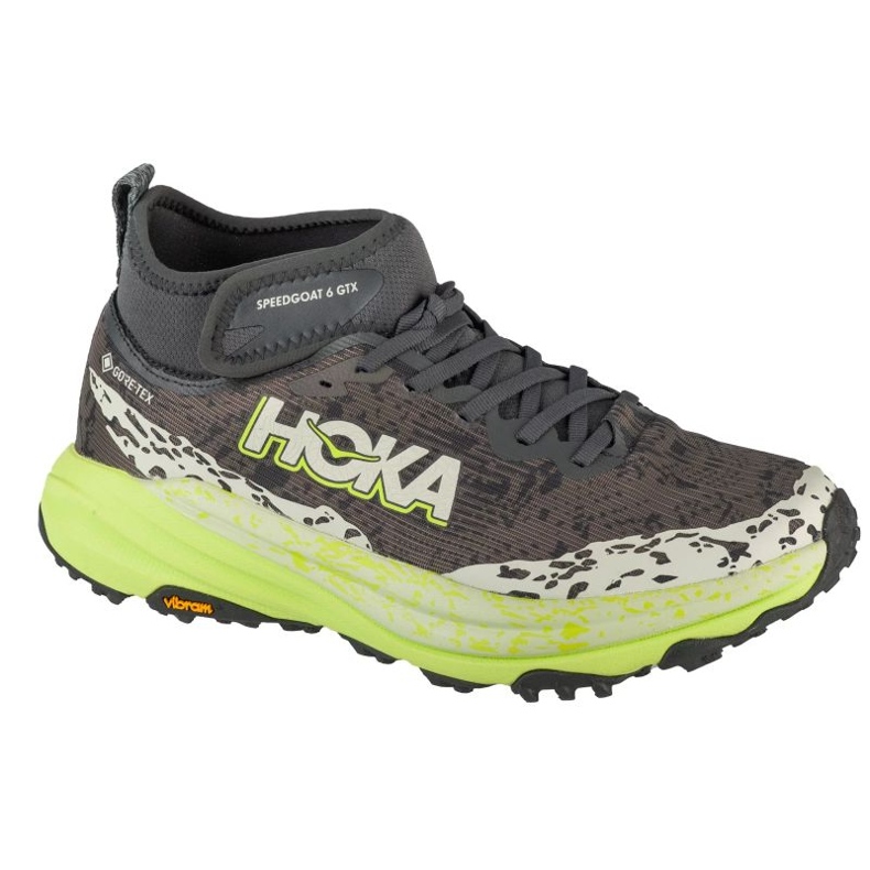 Tênis de corrida Hoka Speedgoat 6 Mid Gtx 1155152-OT cinza