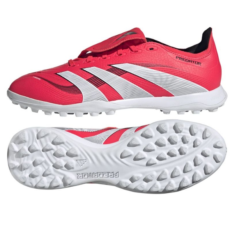 Adidas Predator League FT TF JS0384 Red Shoes vermelho