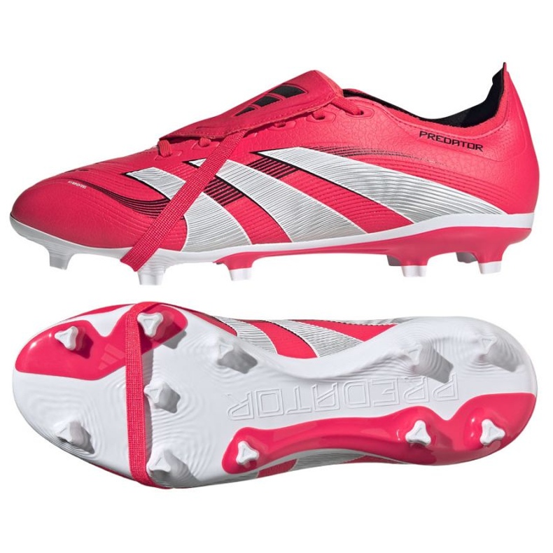 Adidas Predator League Ft FG/MG ID1319 sapatos vermelho