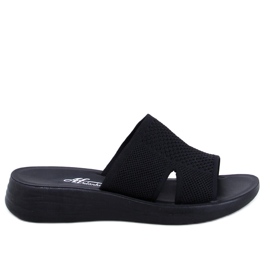 Flip -Flops Open Women Flops Soft Black preto