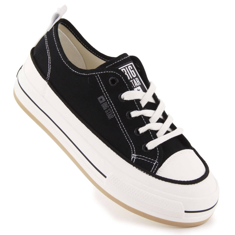 Tênis plataforma feminino preto Big Star NN274204