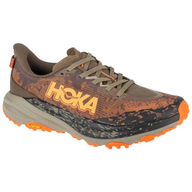Tênis de corrida Hoka Speedgoat 6 1147791-AQL castanho