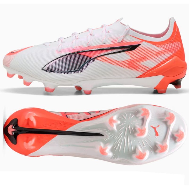 Puma Ultra 5 Ultimate FG 108159-01 Sapatos de futebol branco