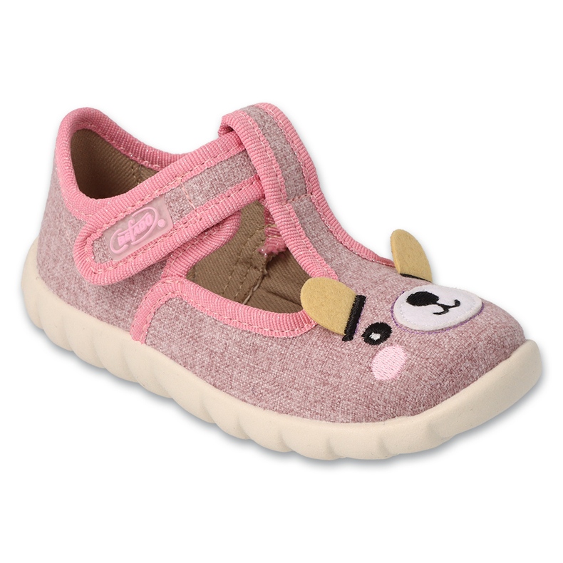 Flippers de crianças Befado Animals 627p002 Pink rosa