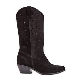Botas de camurça com um Upper Zazoo 3609 Black preto