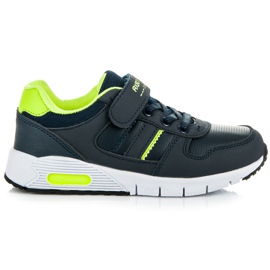 Ax Boxing Sapatos para encadernação e velcro azul Ax Boxing Sapatos para encadernação e velcro azul