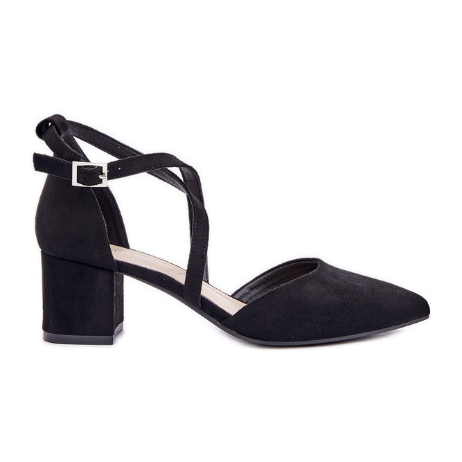 Bombas no Eco Suede Post Sergio Leone Black preto