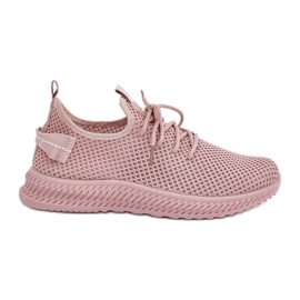 Rosa -Mesh -in -pink -in -pink Sports Shoes