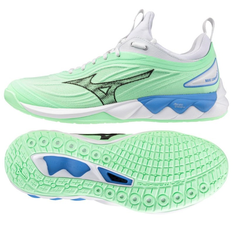 Mizuno Wave Luminous 3 V1Ga242086 Sapatos verdes