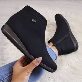 Botas femininas Black Rieker em 98251-00 preto Botas femininas Black Rieker em 98251-00 preto