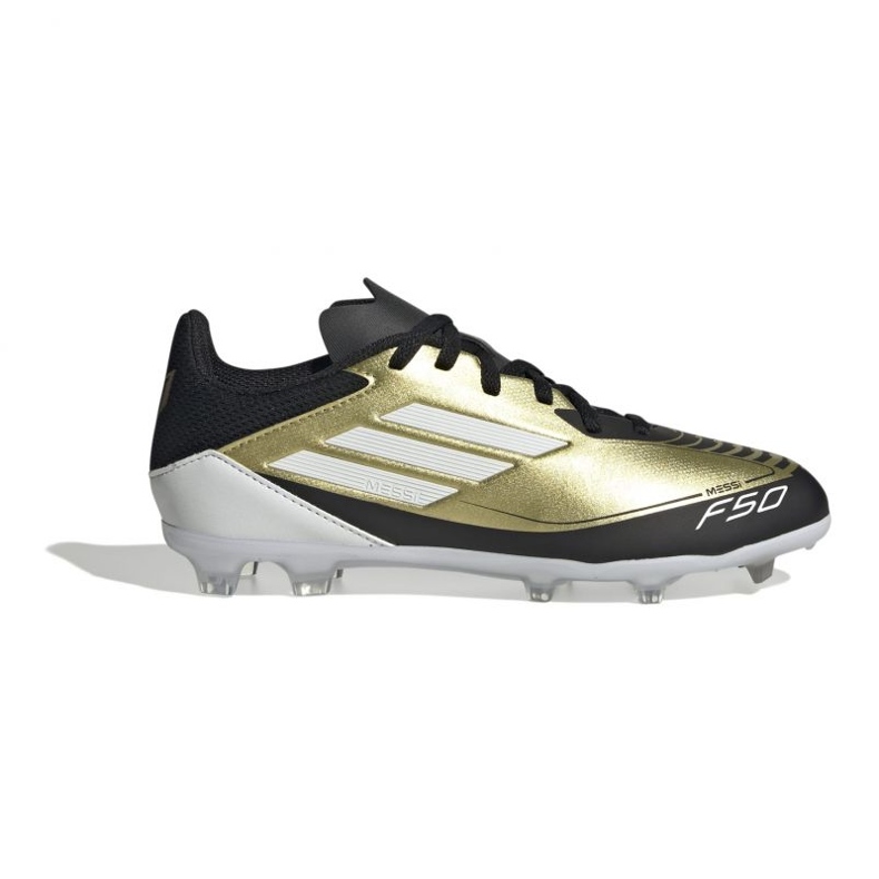 Adidas Junior F50 League FG/MG Messi IF6919 PLN Shoes dourado