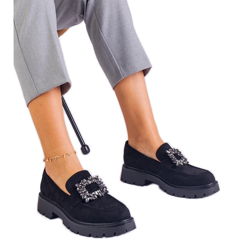 Mocas de Mulheres Negras de Ekozamsz com uma decoração elegante preto