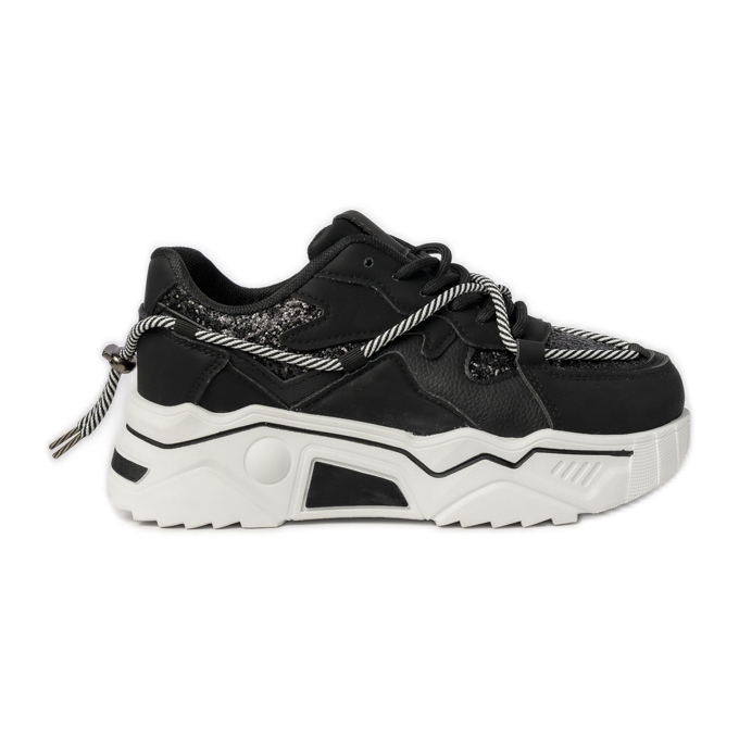 Tênis esportivos femininos - preto