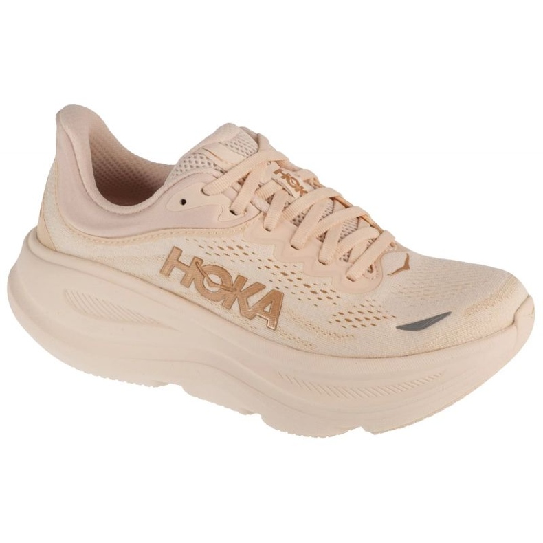 Hoka Bondi 9 1162012-VCH Sapatos bege