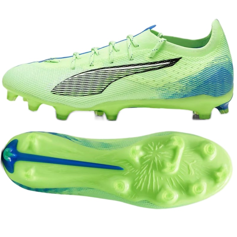 Puma Ultra 5 Pro FG/AG 107685-03 Sapatos Verdes