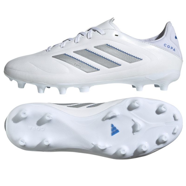 Adidas Copa Pure III League FG/MG ID9051 Sapatos brancos
