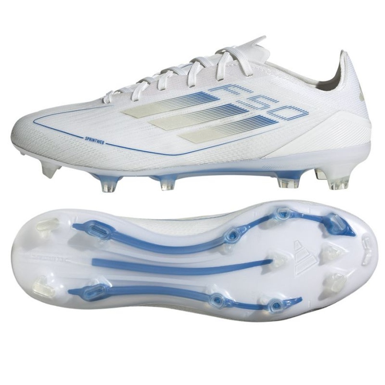 Adidas f50 pro fg ie1286 branco e azul