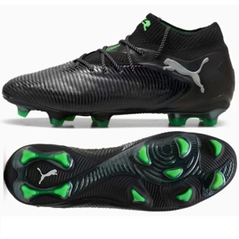 Puma Future 8 Ultimate FG 108138-02 Sapatos pretos com uma meia Puma Future 8 Ultimate FG 108138-02 Sapatos pretos com uma meia