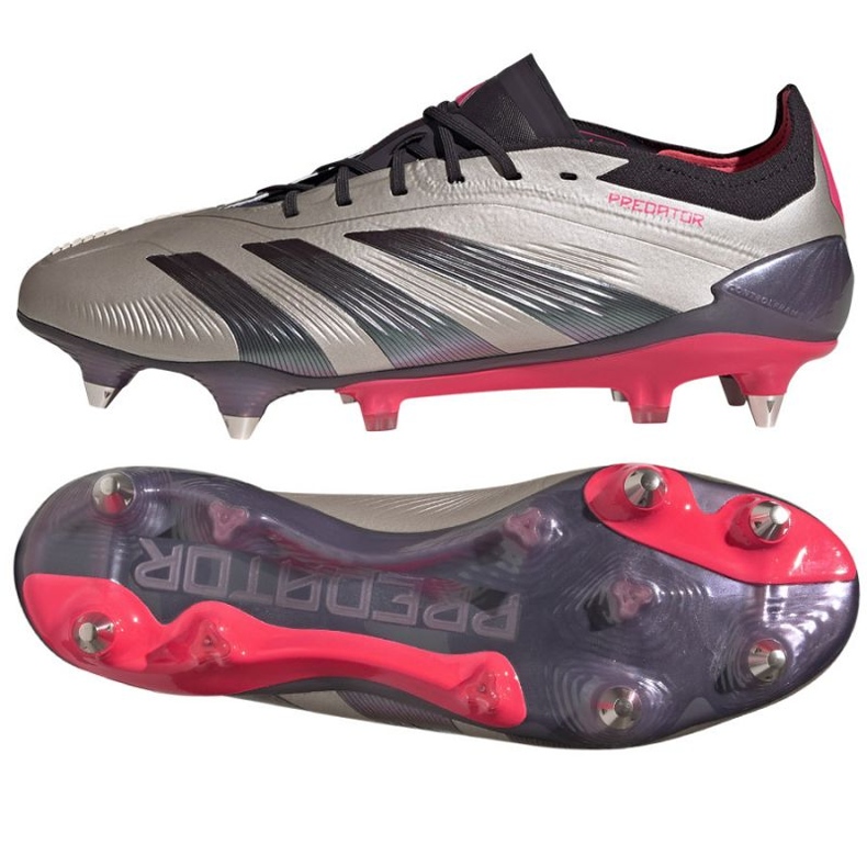Adidas Predator Elite SG ID0913 Sapatos cinza-preto
