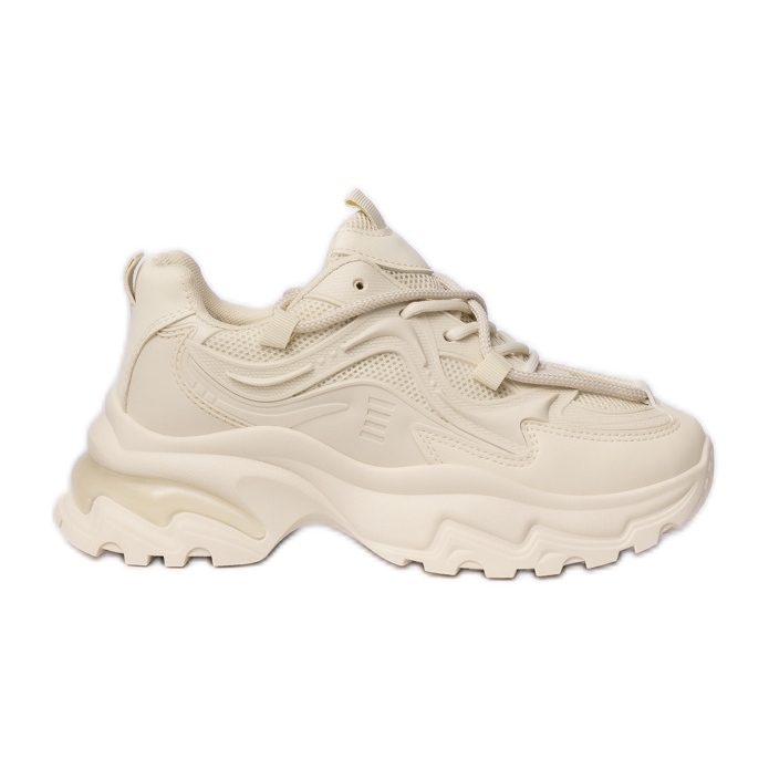 Tênis esportivos bege femininos