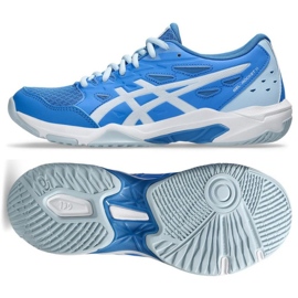Sapatos de vôlei com gel-bocket asics 11 1072A093 402 Blue azul