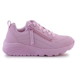 Skechers uno fase zip 310387l-ltpk sapatos rosa