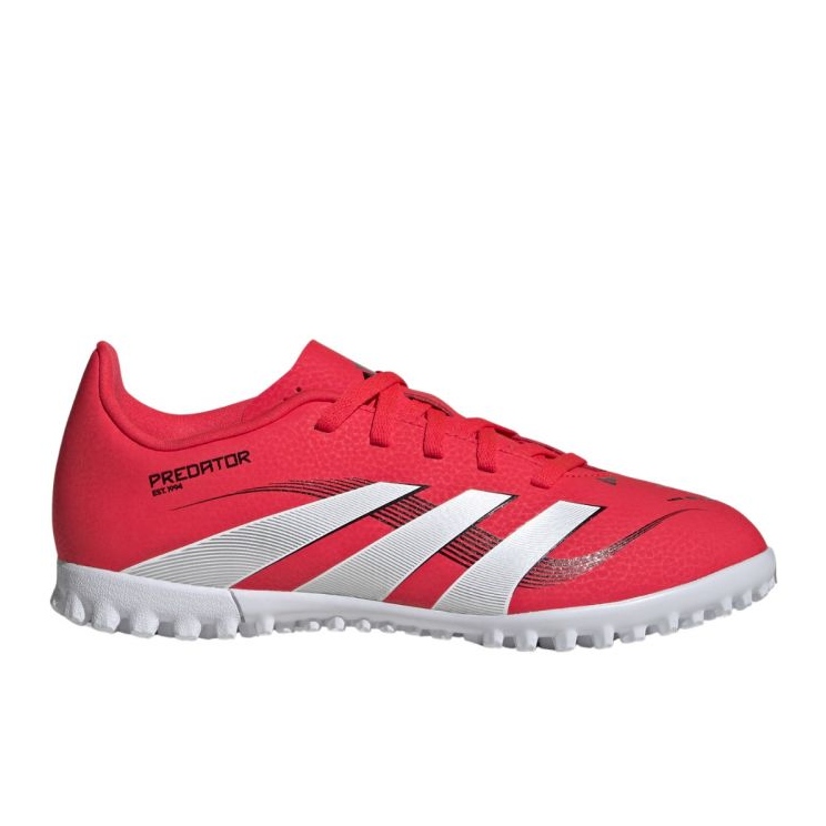 Adidas Predator Club TF ID3805 Sapatos de futebol vermelho