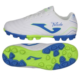 Joma Toledo 2402 FG TOJW2402HG Sapatos de futebol branco