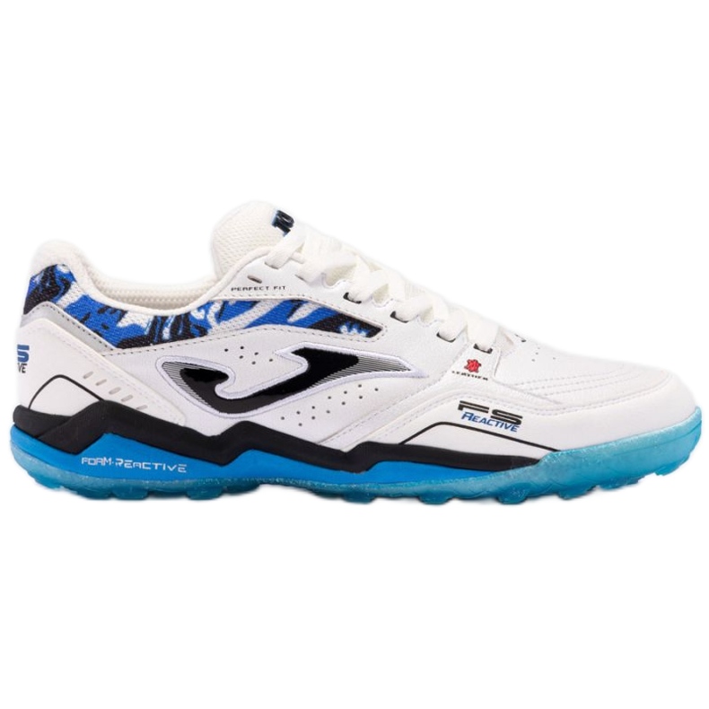 Joma fs reativo 2432 TF FSW2432TF Sapatos brancos