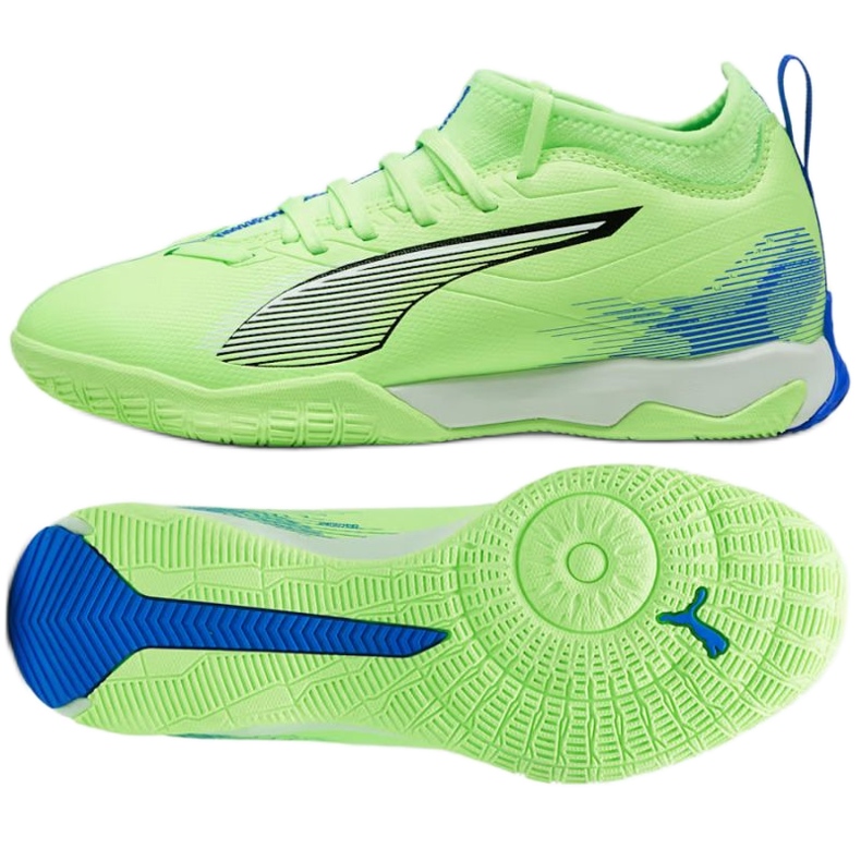 Puma Ultra 5 Match It+ Mid 108099-03 Sapatos verdes