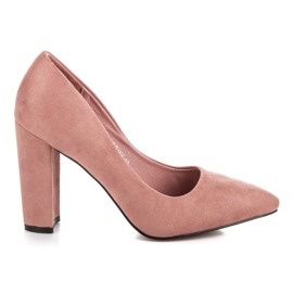 Seastar Sapatos de camurça no pilar rosa