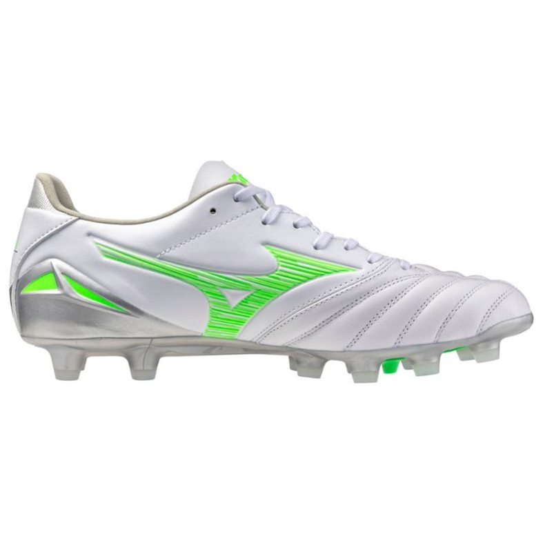 Mizuno Morelia Neo IV Pro FG P1GA253437 Sapatos de futebol branco