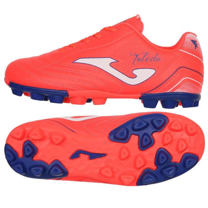 Joma Toledo 2501 HG TOJS2507HG Sapatos de futebol vermelho