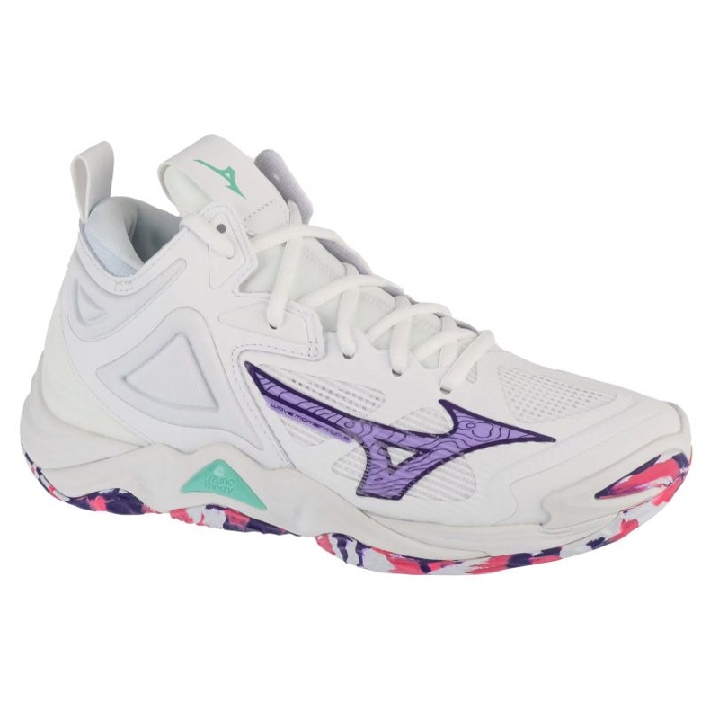 MIZUNO WAVE Momentum 3 Mid V1GC231720 Sapatos brancos