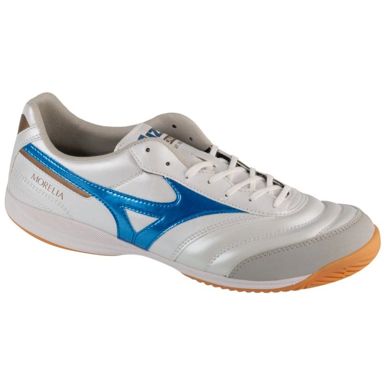 Sapatos de futebol Mizuno Morelia Sala Pro no Q1GA241325 branco