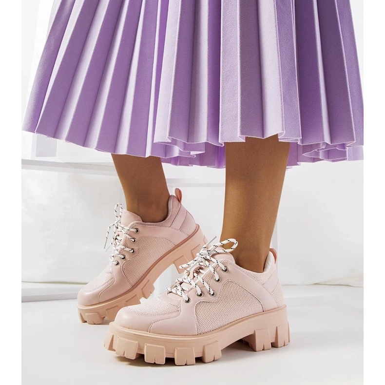 D/GMR Tênis Bernic rosa de mulher