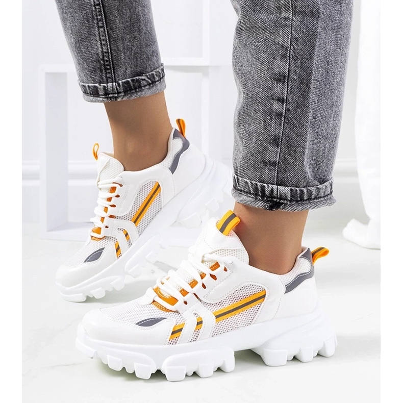 D/GMR Sneakers brancas de mulher Bernier branco