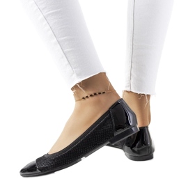 D/GMR Bailarinas pretas femininas Harila preto