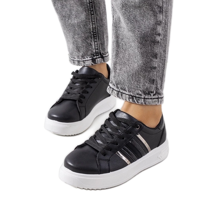 D/GMR Tênis preto na plataforma Goldsmi