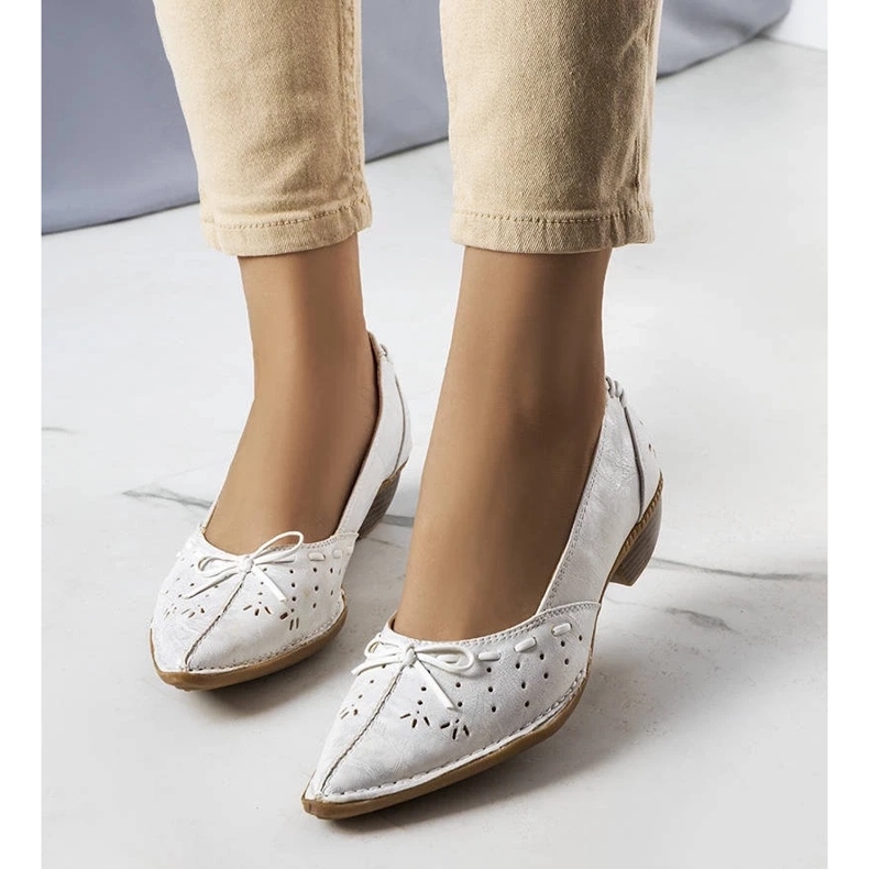 D/GMR bailarinas brancas Glazko branco