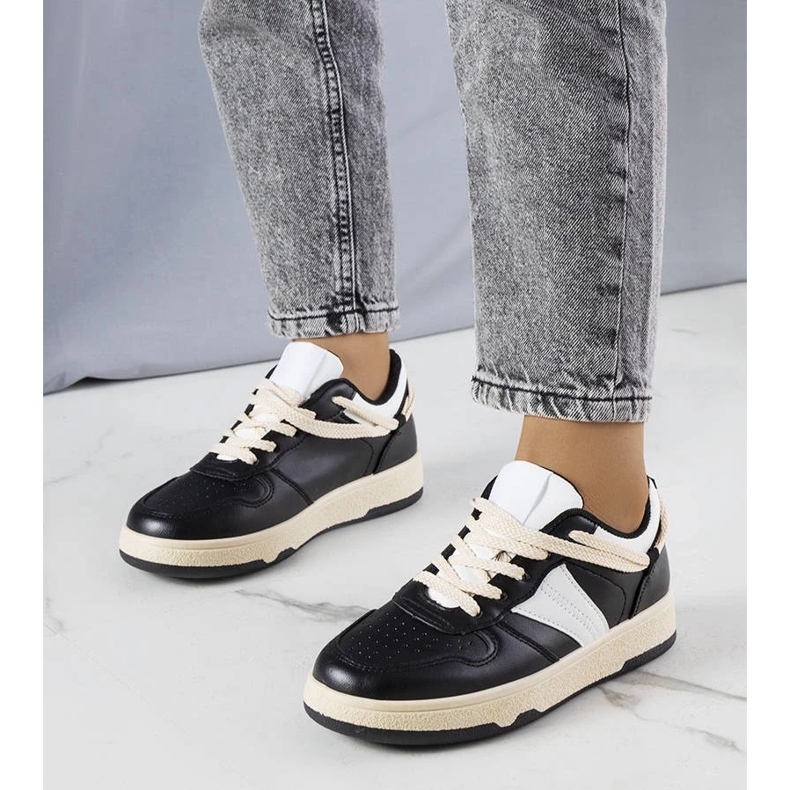 D/GMR Sapatilhas de mulher Marcella pretas bege