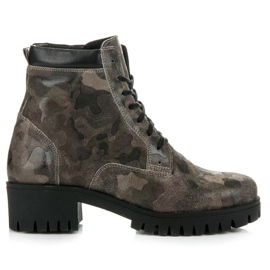 Vinceza Botas com cadarço com protetor verde Vinceza Botas com cadarço com protetor verde