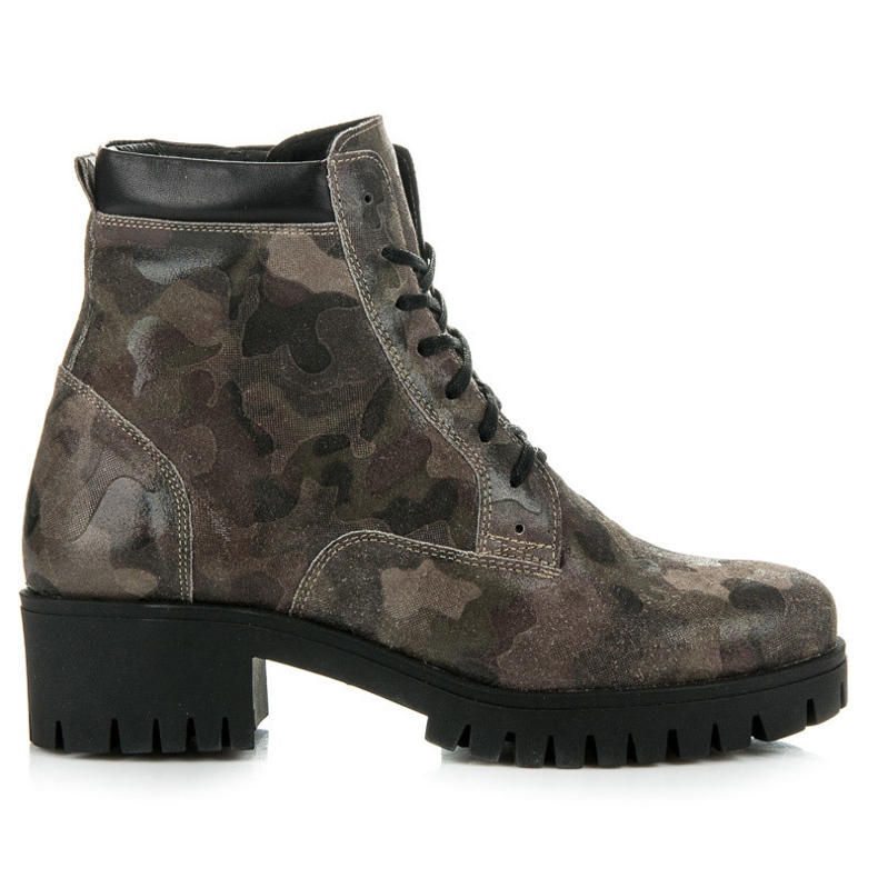 Vinceza Botas com cadarço com protetor verde